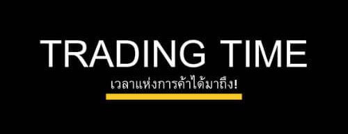 TRADING TIME – เวลาแห่งการค้าได้มาถึง!